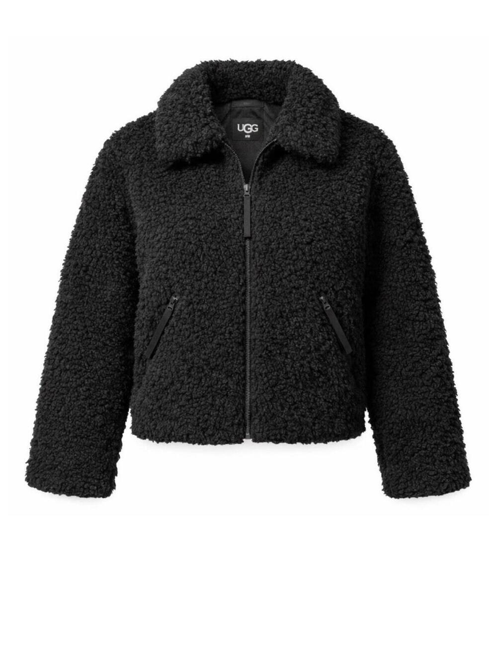 Luxury Ugg Sherpa Maeve Coat Size Medium Brand New NWT Black